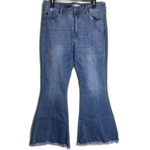 KanCan ladies medium wash flare bell bottom jeans size 31